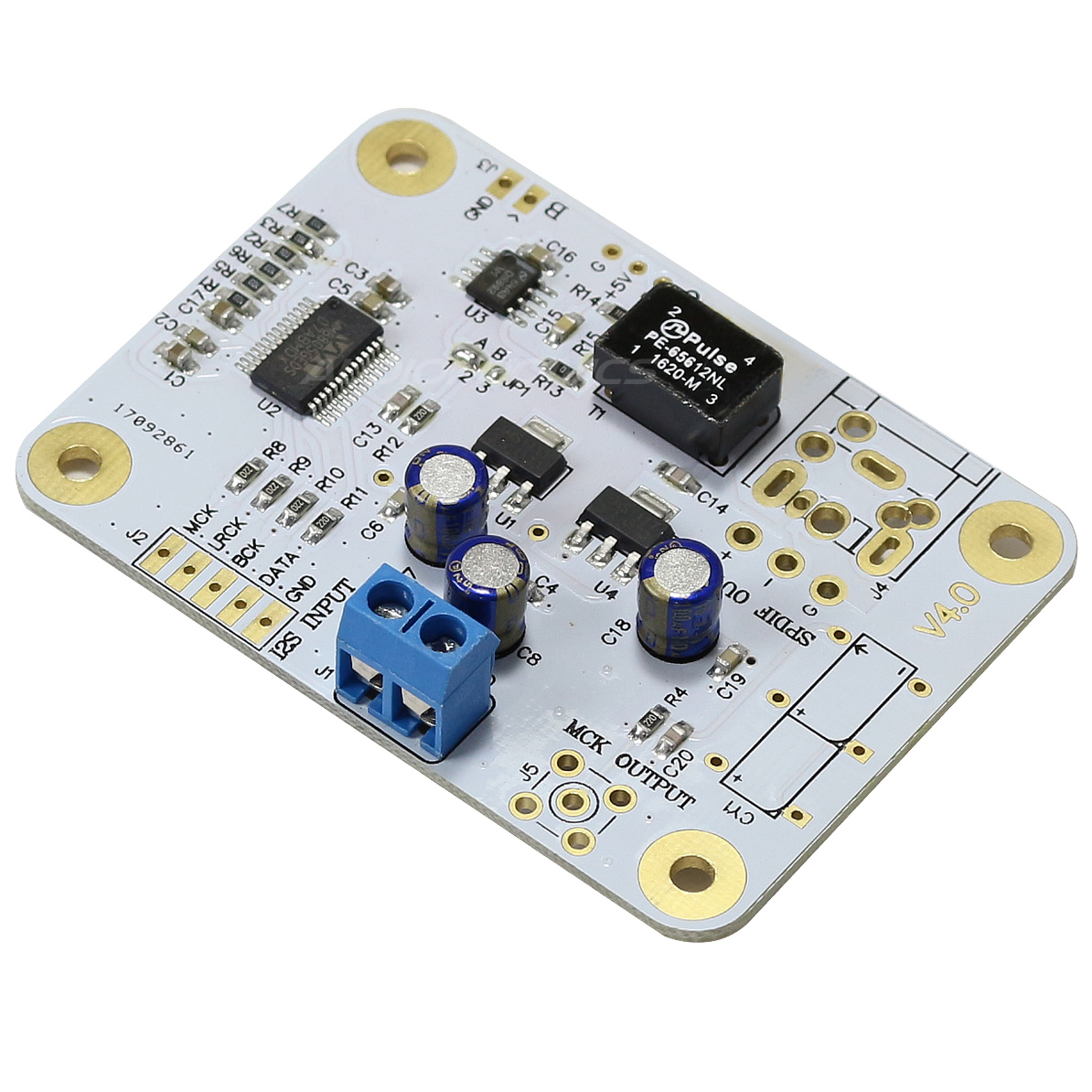 Digitale Interface I2S vers SPDIF BNC WM8804 Audiophonics